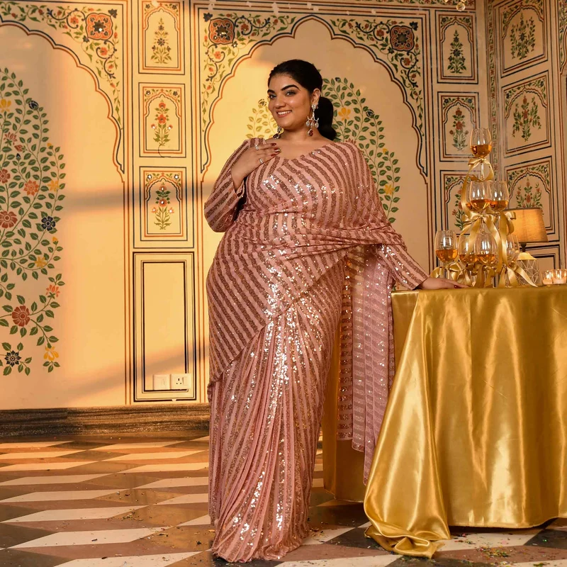 Peach-Saree-Ananya-SCL_9562